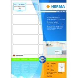 Herma etiket Premium A4 100 99,1x38,1 (1400)