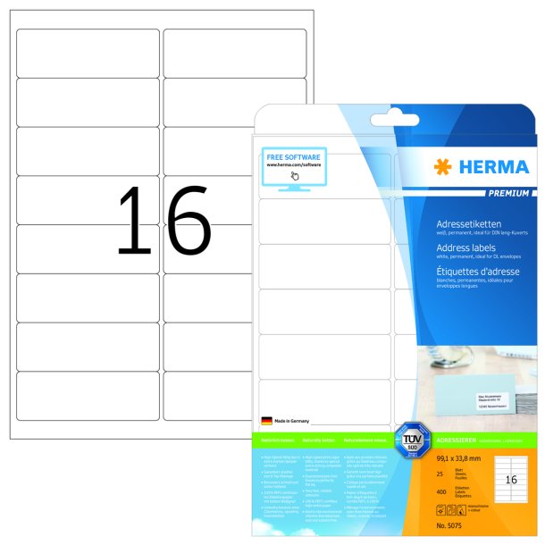 Herma etiket Premium 99,1x33,8 (400)