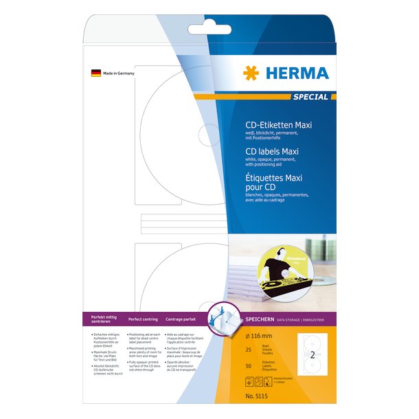 Herma etiket Special CD maxi �116 (50)