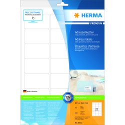 Herma etiket Premium 63,5x38,1 (210)
