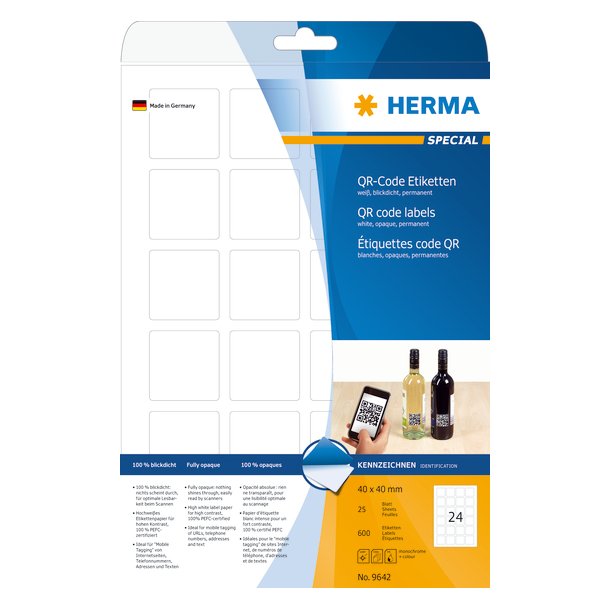 Herma etiket Special QR-kode 40x40 (600)