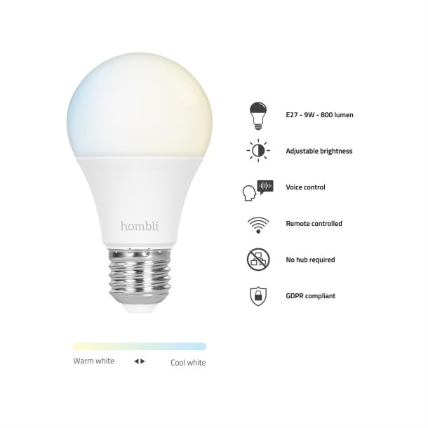 Smart Bulb 9W CCT (E27)