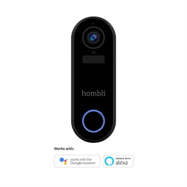 Smart Doorbell 2 Pack (Doorbell 2 + Chime 2), Black