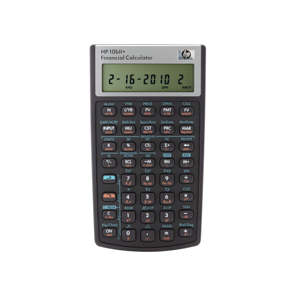 HP 10BII+ Finans Lommeregner
