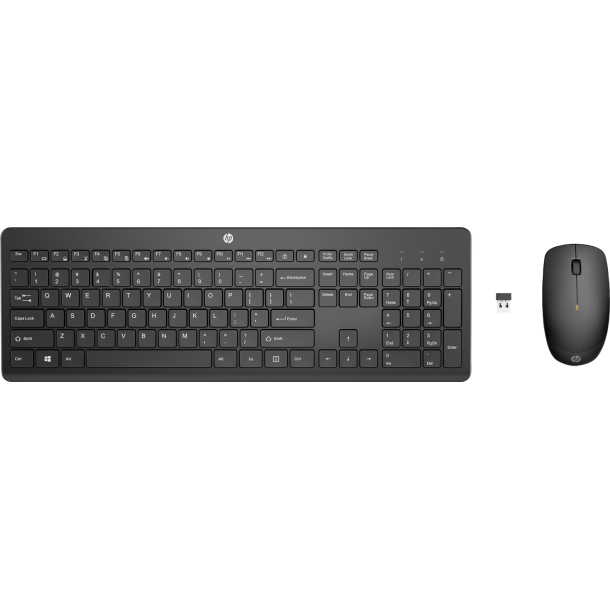 HP 230 Wireless Desktop set, Black - Nordic (Consumer)