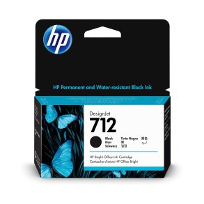 HP 712 38ml Black DesignJet Ink Cartridge