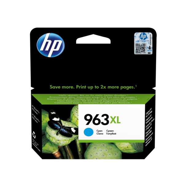HP 963XL High Yield Cyan Ink Cartridge
