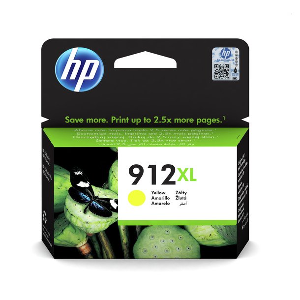HP 912XL High Yield Yellow Ink Cartridge
