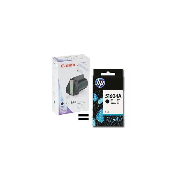 ThinkJet black inkjet cartridge