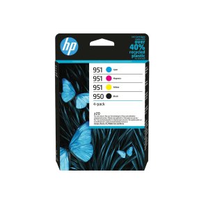 HP 950 Black / 951 CMY Original Ink Cartridges 4-pack