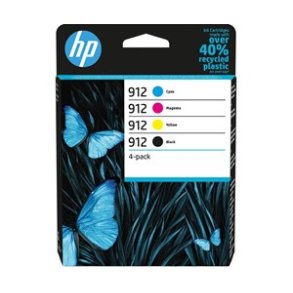 HP 912 C/M/Y/K Ink Cartridges 4-pack