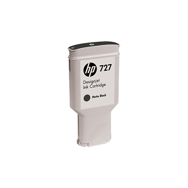 HP 727 matte black ink cartridge, 300 ml