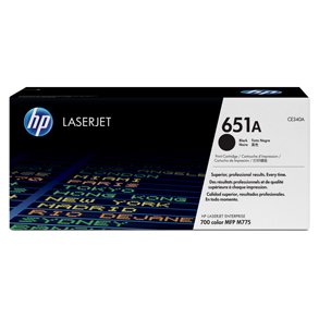 Color LaserJet 651A black toner
