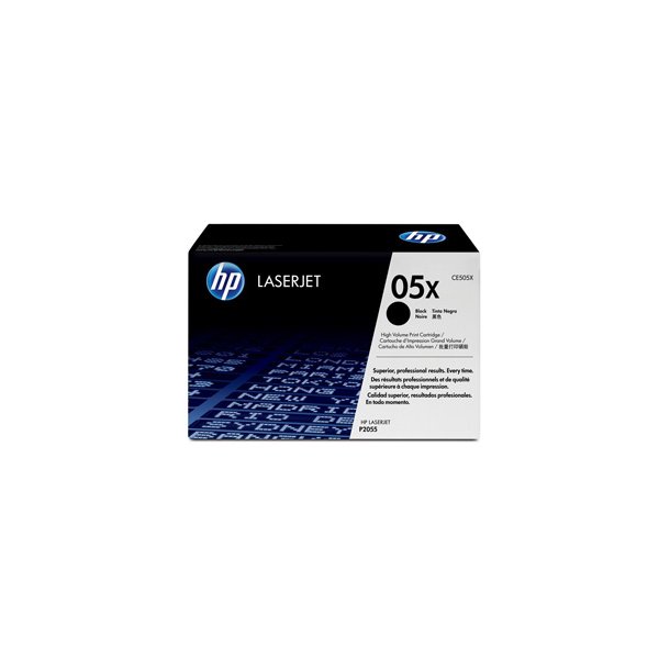 LaserJet 05X black toner, high capacity