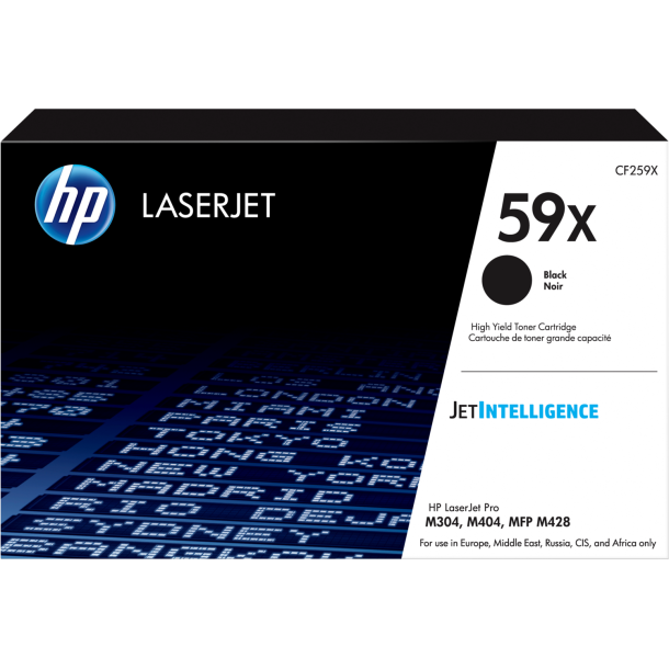 LaserJet 59X Black Toner Cartridge 10K
