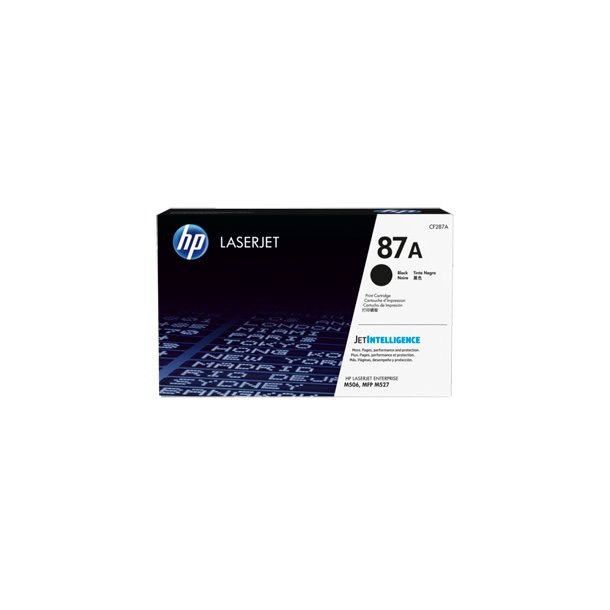 LaserJet 87A black toner cartridge