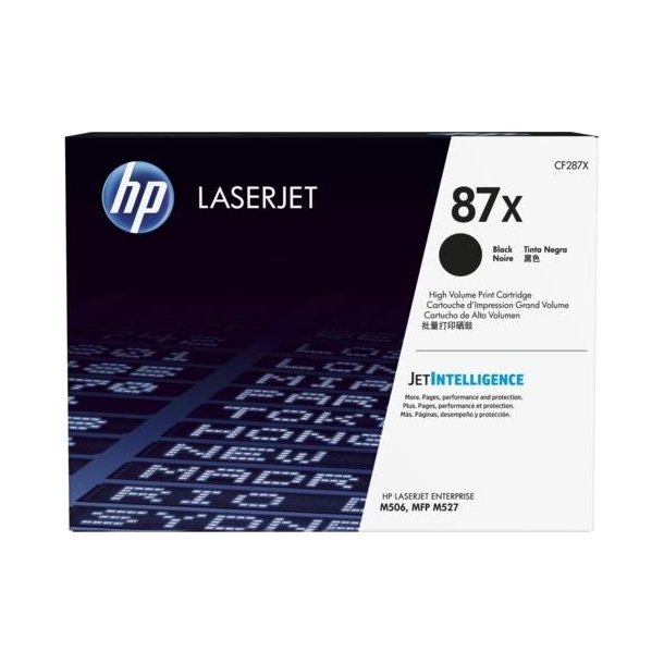 LaserJet 87X black toner dualpack