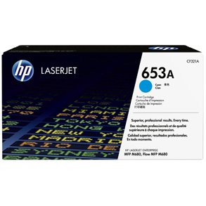 Color laserjet 653A cyan toner cartridge