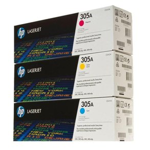 Color LaserJet 305A c/y/m tri-pack