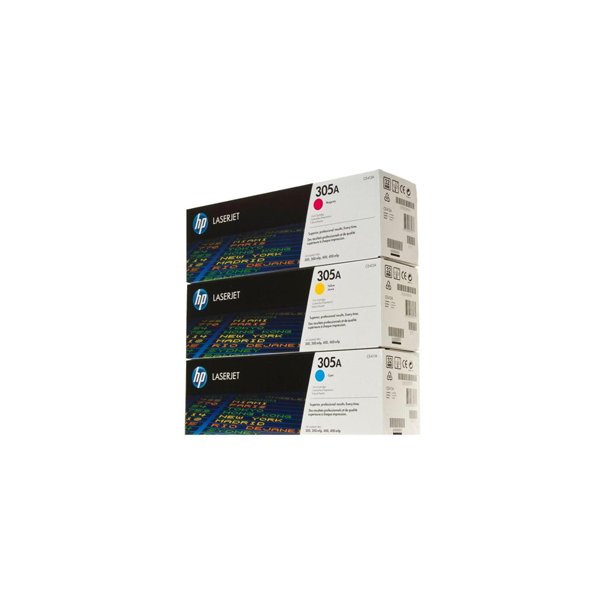 Color LaserJet 305A c/y/m tri-pack