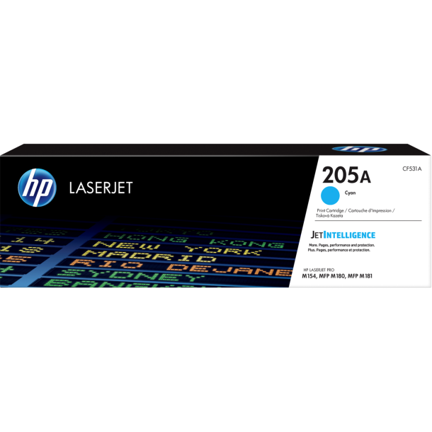 LaserJet 205A cyan toner