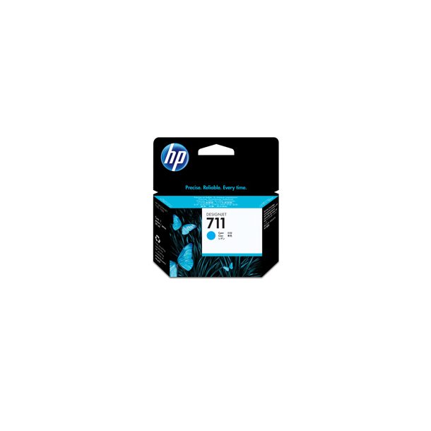 HP 711 cyan ink cartridge, 29 ml