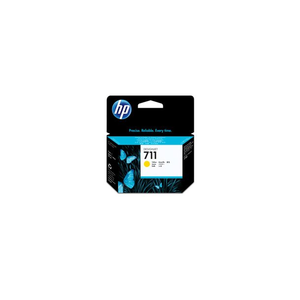 HP 711 yellow ink cartridge, 29 ml