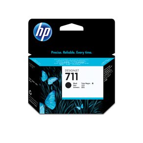 HP 711 black ink cartridge, 80 ml