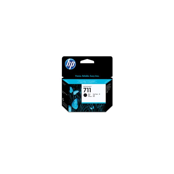 HP 711 black ink cartridge, 80 ml
