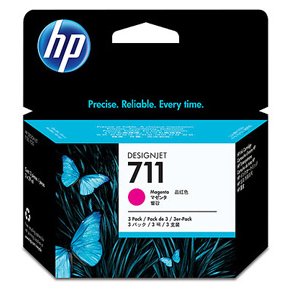 HP 711 magenta ink cartridge, 29 ml (3)