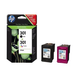 HP 301 black & color ink (sampack)