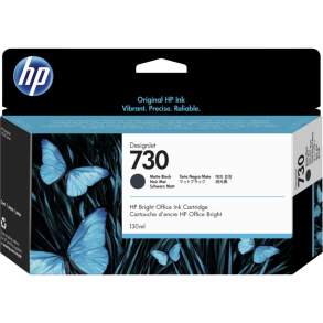 HP HP 730 130 ml. Matte Black DesignJet Ink Cartridge