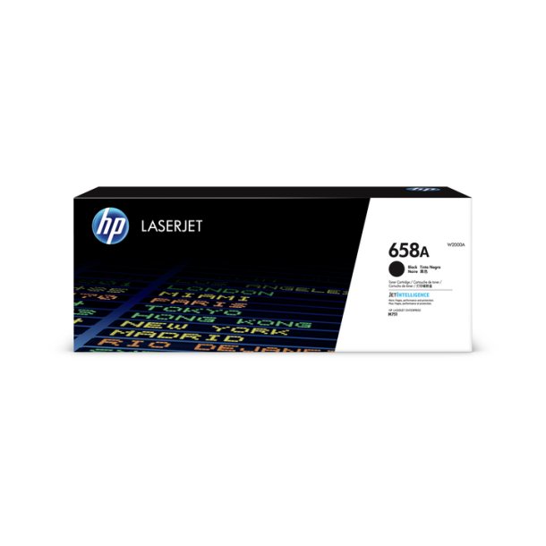 Color LaserJet 658A Black LaserJet Toner Cartridge 7K