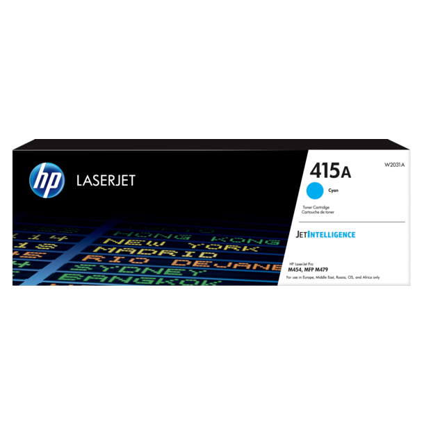 Color LaserJet 415A Cyan LaserJet Toner Cartridge 2.1K