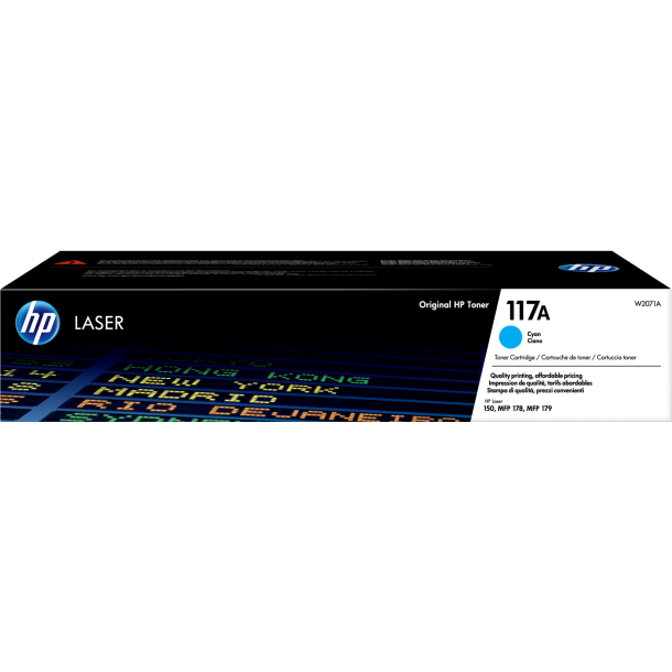 CLJ 117A Cyan LaserJet Toner Cartridge 700page