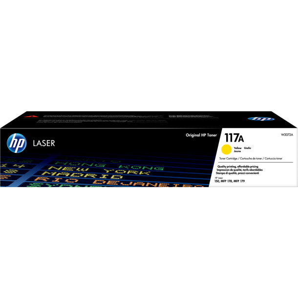 CLJ 117A Yellow LaserJet Toner Cartridge 700page