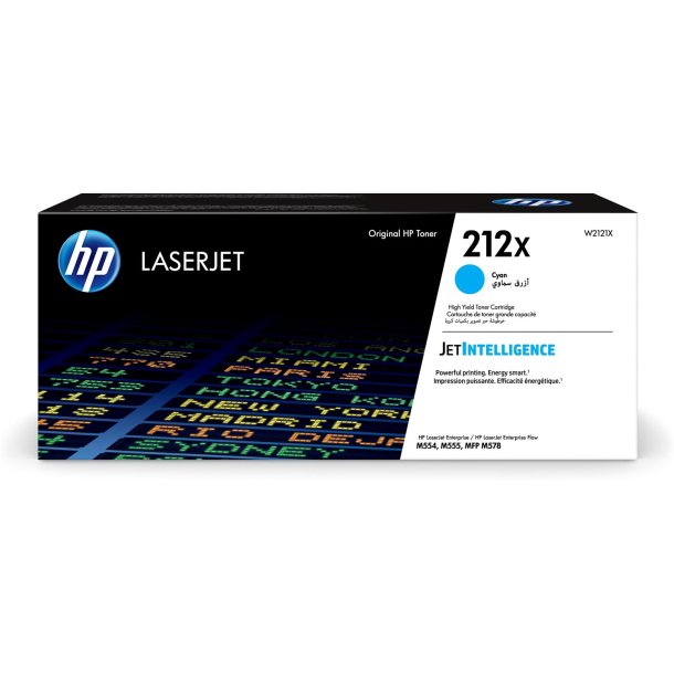 212X Cyan LaserJet Toner Cartridge 10K