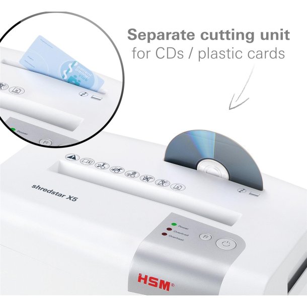 HSM Shredstar makulator X5 P4 4,5x30 konfetti