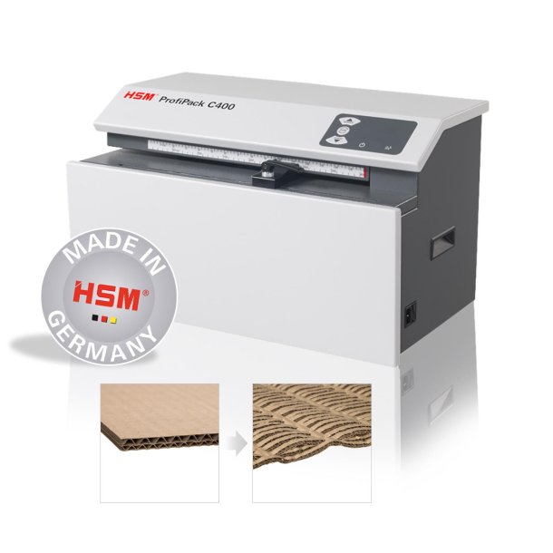 HSM ProfiPack papmakulator C400 bordmodel