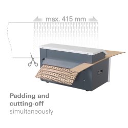 HSM ProfiPack papmakulator C400 bordmodel