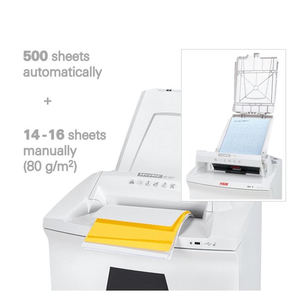 HSM Securio makulator AF500 Auto P4 4,5x30 konfetti