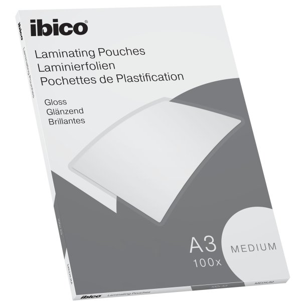 Lamineringslomme basic medium 100my A3 (100)