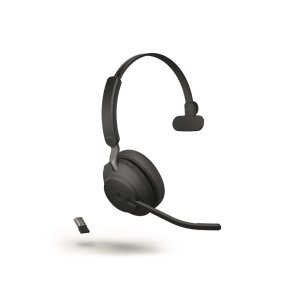 Jabra Evolve2 65 USB-A MS Headset, Black (MONO)