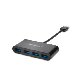 Kensington UH4000 USB 3.0 4-Port Hub, Black