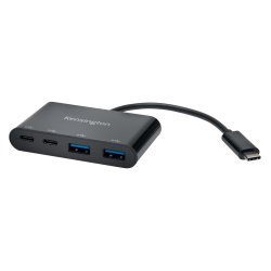 Kensington Hub CH1000 USB-C 4-Port Hub, Black