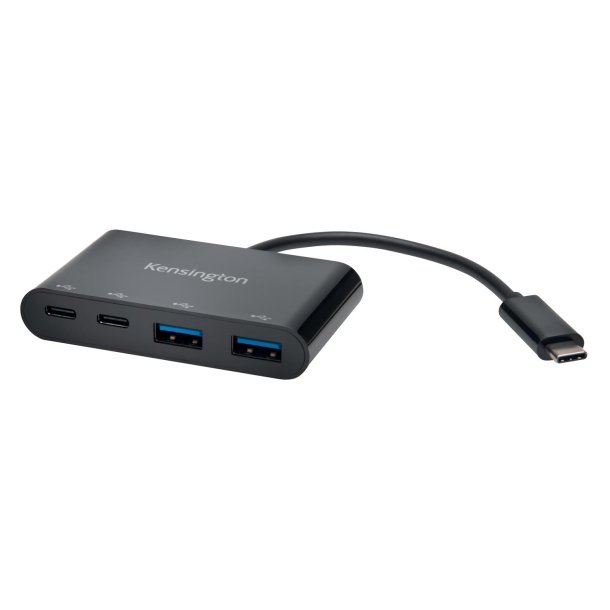 Kensington Hub CH1000 USB-C 4-Port Hub, Black