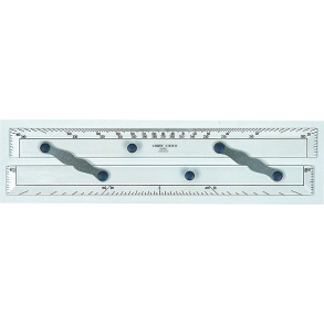 Linex parallel lineal A1615M 38cm transparent
