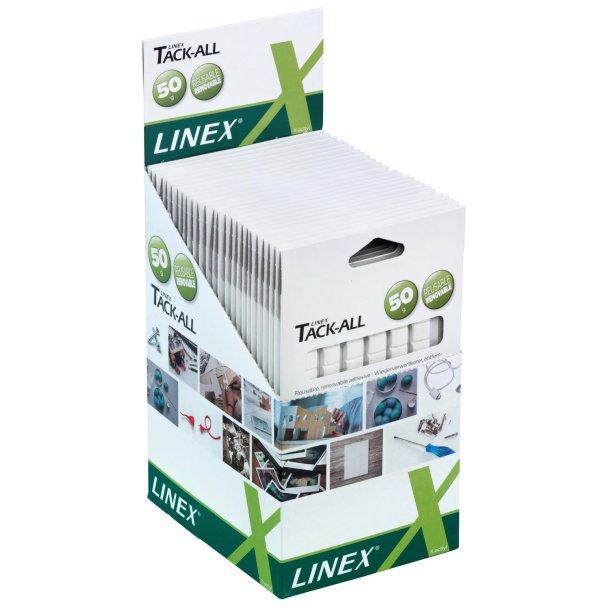 Linex Tack-All kl�begummi 90 firkanter 50g