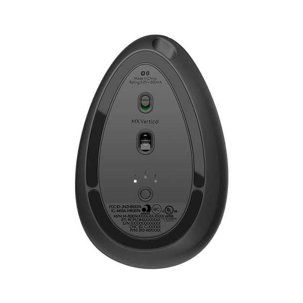 MX VERTICAL Ergonomic Wireless Mouse, Graphite