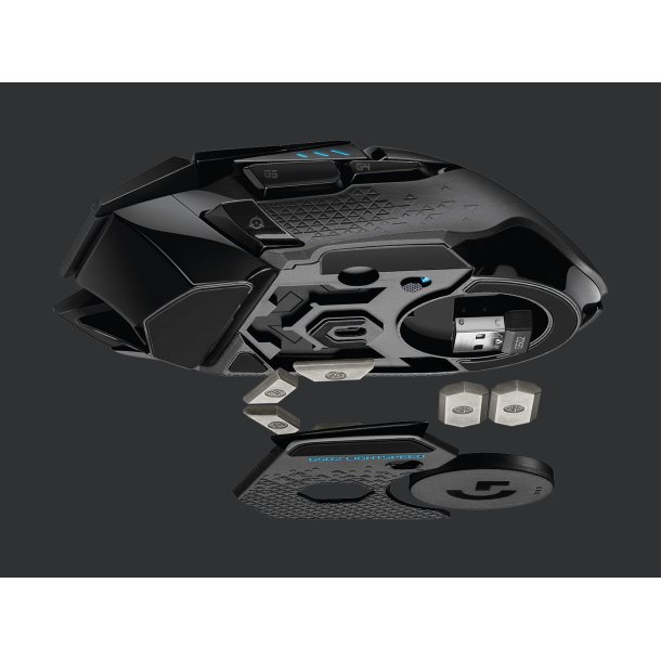 G502 LIGHTSPEED Wireless Gaming Mouse, Black